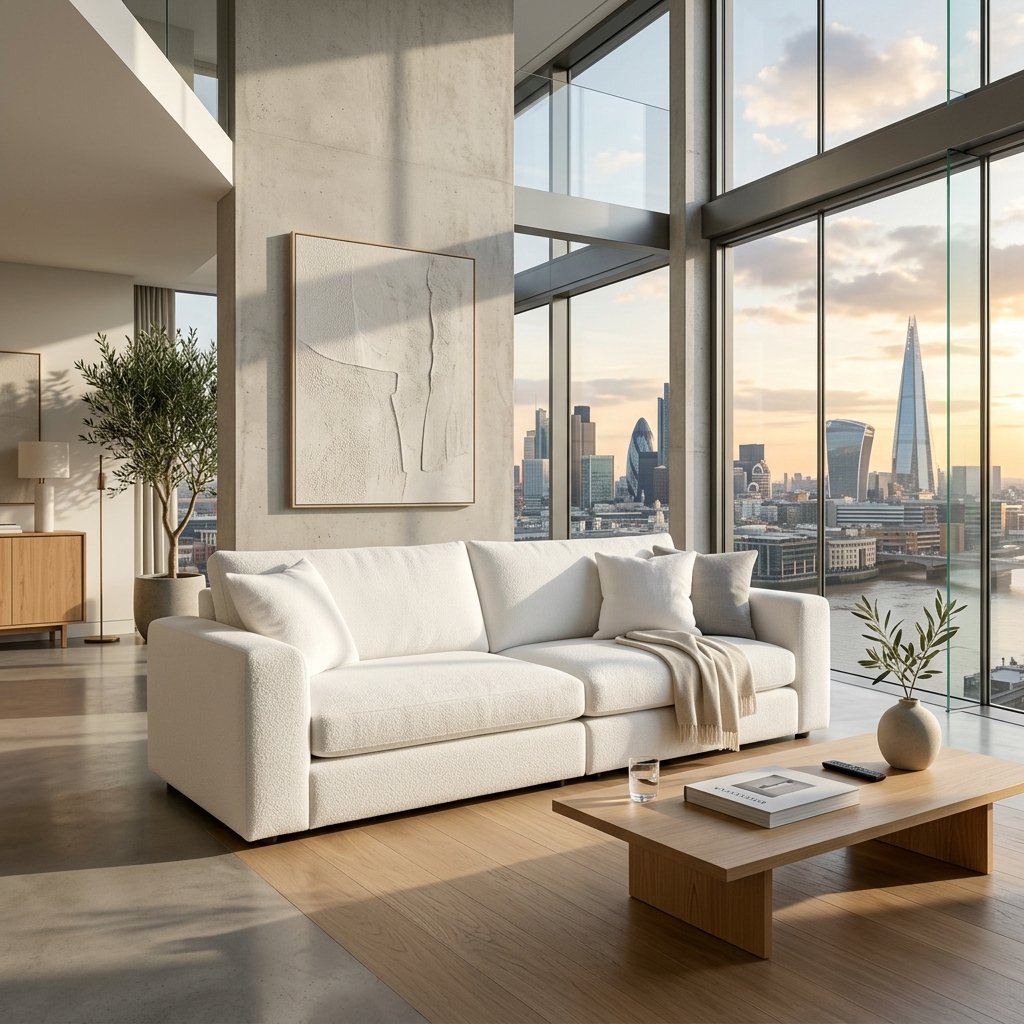 Pristine White Sofa